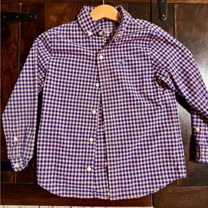 Vineyard Vines Pink and Blue Gingham Button-Down Shirt